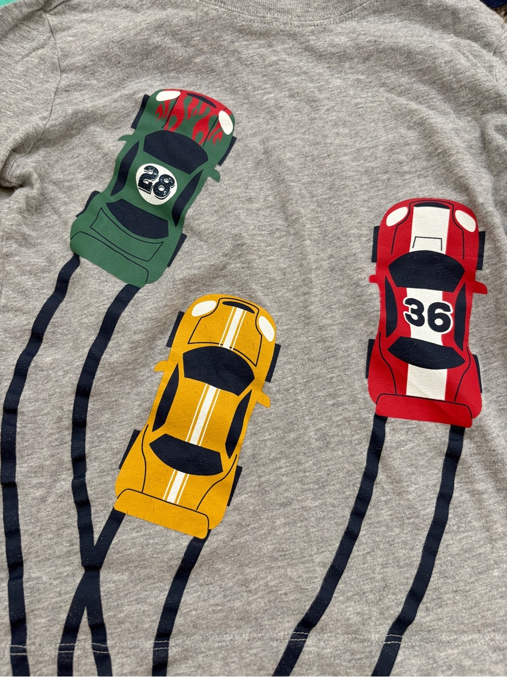 Carter's Toddler Boy Graphic Long-Sleeve T-Shirt Bundle Lot, 2T - Picture 4 of 7